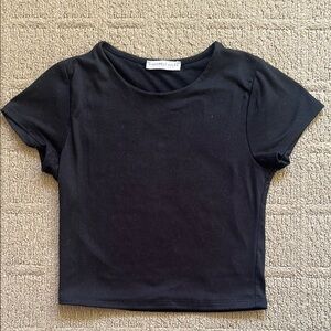 Sincerely Jules black short sleeve top